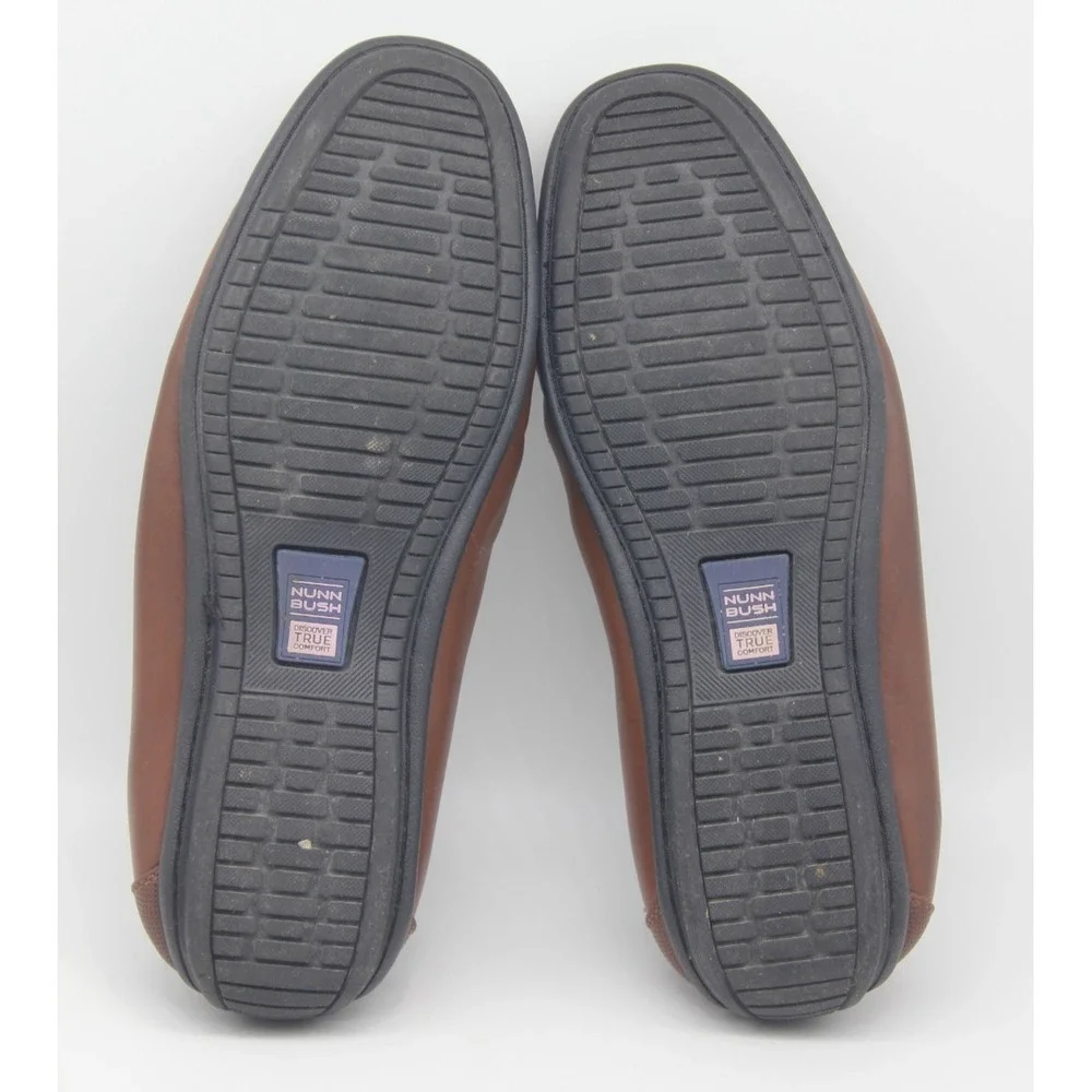 Nunn Bush Quail Valley Penny Dual Comfort Memory Foam Slip On Loafers 9.5M Brown